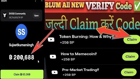 Token Burning Explained - Blum Code Latest Update 🔥New Video