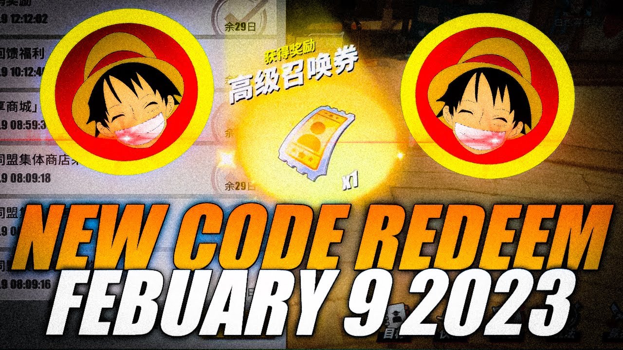 ONE PIECE Bounty Rush Codes (2023 December) 64100