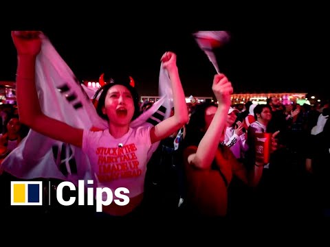 South Korea fans thrilled after win over Portugal clinches spot in World Cup last 16