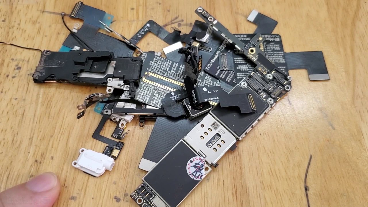 sửa điện thoại iphone New 30 Phút Học Sửa Và Hồi Sinh iPhone 6S Plus Từ Mớ Bồng Bông