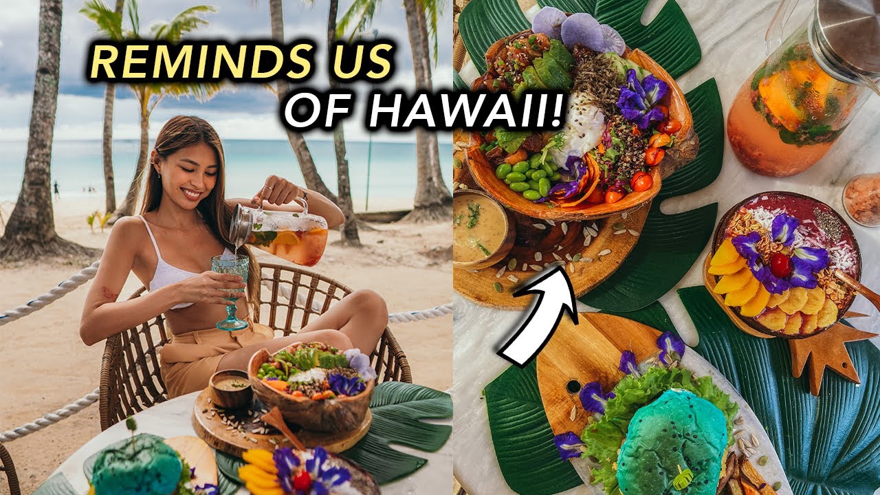 This is our FAVORITE Beachfront Cafe in BORACAY! 🌴