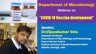 COVID 19 Vaccine development