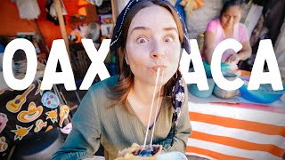 INCREDIBLE STREET FOOD IN OAXACA (Tlayudas, Elotes, Mole & More)