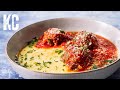 The Juiciest Italian Meatballs In Tomato Sauce