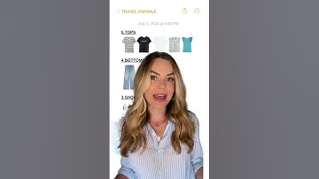 HOW TO CREATE A TRAVEL CAPSULE WARDROBE