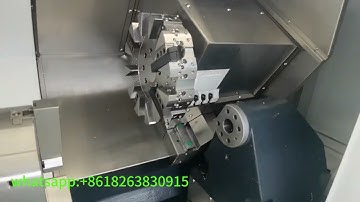 TCK50 slant bed cnc lathe machine with servo turret,produced by our factory