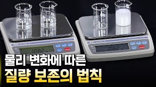 물리 변화에 따른 질량 보존의 법칙 / 별별실험실