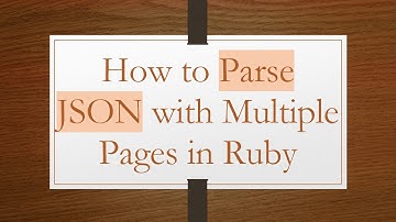How to Parse JSON with Multiple Pages in Ruby