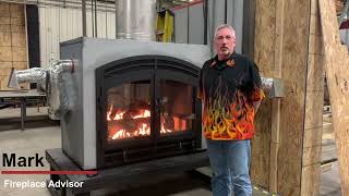 The Acucraft Hearthroom Wood Burning Fireplace with Mark