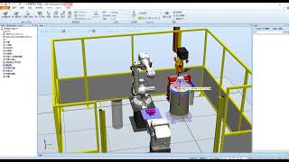Simulation and Setup of a Collaborative Welding Layout: ABB RobotStudio Positioner and Welding Robot