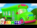 The Wheels On The Bus Song | Farmees Nursery Rhymes & Baby Songs | Children's Music | Cartoons