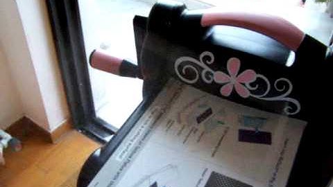 Cuttlebug embossing in Bigshot