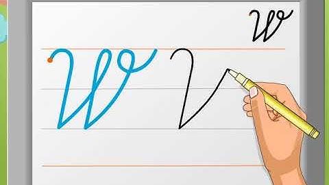 Cursive Writing | Capital Letter ‘W’ | Macmillan Education India