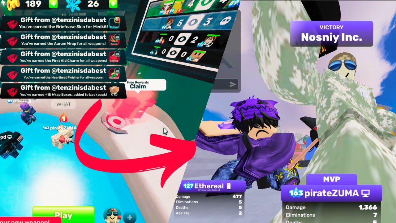 My 2v2's Partner Made Me PAY TO WIN in Roblox Rivals! - YouTube