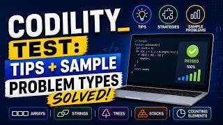 Codility Test: Tips + Sample Problem Types Solved