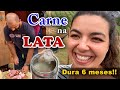 Sítio do zero: Como conservar carne na banha de porco, sem geladeira!