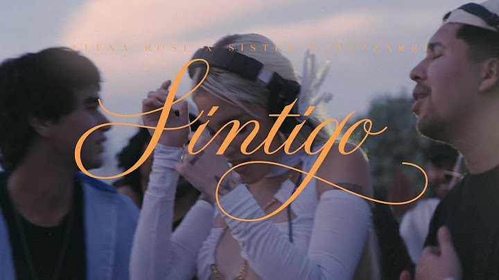 ELENA ROSE, Sistek, Mazzarri - SINTIGO (Visualizer)