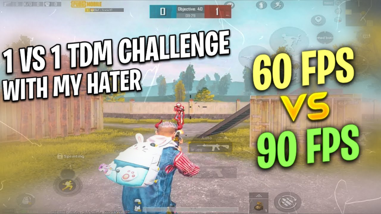 I DID 1 VS 1 TDM CHALLENGE WITH MY HATER 🔥 || TDM GOD 😱 FASTEST TDM ...