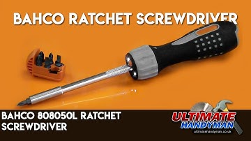 Bahco 808050L ratchet screwdriver