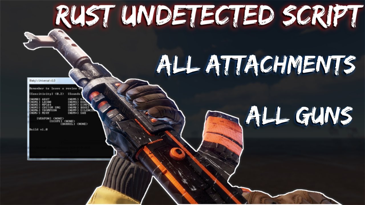 RUST NO RECOIL SCRIPT [ALL GUNS UNDETECTED 2020] YouTube
