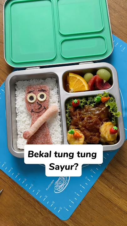 Bekal Tung Tung Sayur #lunchbox #bekalanaksehat #idebekalanak #cemilan #tungtungtungsahur #bento