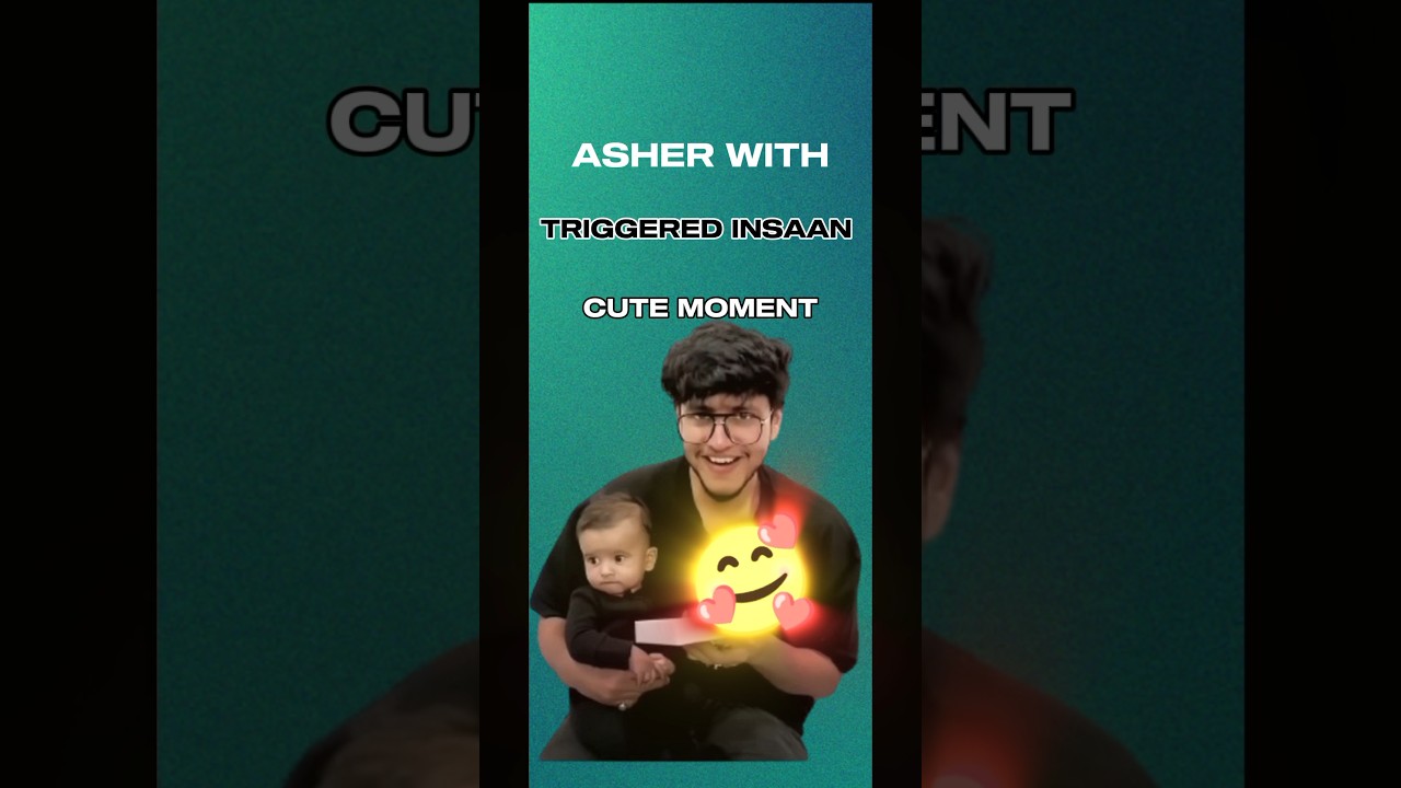 AHERI CUTE MOMENT with triggered insaan #trigerredinsaan #trending # ...