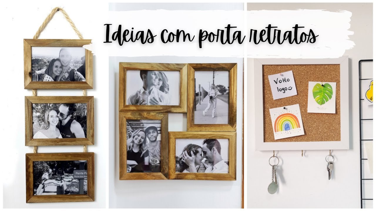 FAÇA VOCÊ MESMO! IDEIAS INCRÍVEIS COM QUADROS - DIY DECORAÇÃO - ARTESANATO