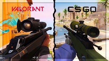 Valorant vs CSGO - Weapons Comparison! PC ULTRA