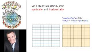 Quantum spaces: Designing pages on grids