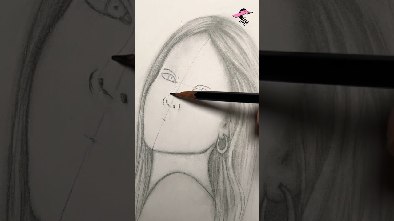 how to draw girlface 