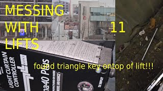 Messing With Lifts 11 - FOUND TRIANGLE KEY ONTOP OF LIFT!!!