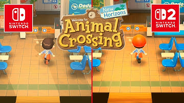 Animal Crossing New Horizons Switch 1 VS Switch 2 Comparison
