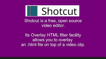 How to create animated video titles using the Overlay HTML filter in Shotcut - PART 2