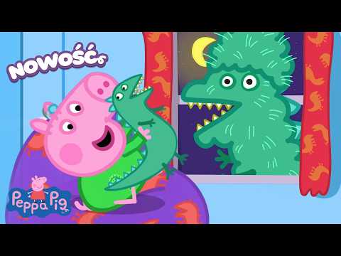 DINOZAUR W OKNIE | Świnka Peppa | Kreskówki dla dzieci
