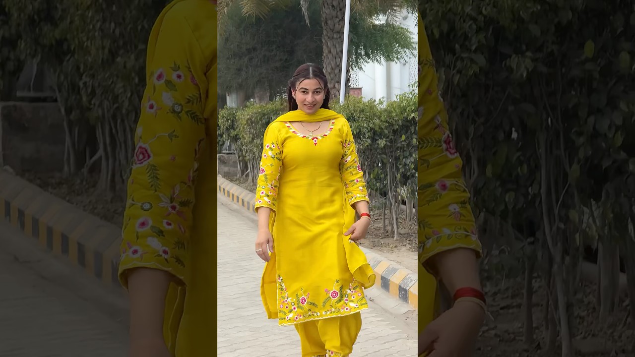 Beautiful yellow suit 