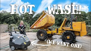 TRYING OUT A HOT PRESSURE WASHER  What worked best?