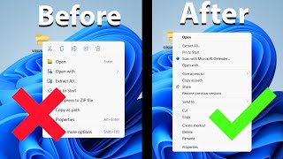 Windows 11 - How To Get Full Context Menu