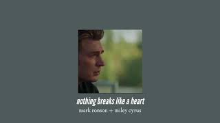 ( slowed down ) nothing breaks like a heart