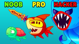 🤢 NOOB 😎 PRO 😈 HACKER | Fish.IO - Hungry Fish | iOS - Android APK screenshot 5