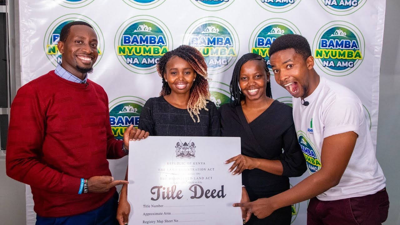 Check Out Our First Malindi Plot Winner of the Bamba Nyumba Na AMG Realtors Promotion 🥳🥳🥳
