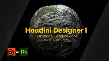 Houdini Designer  I - Setup our texturing system - Substance Designer in Houdini.