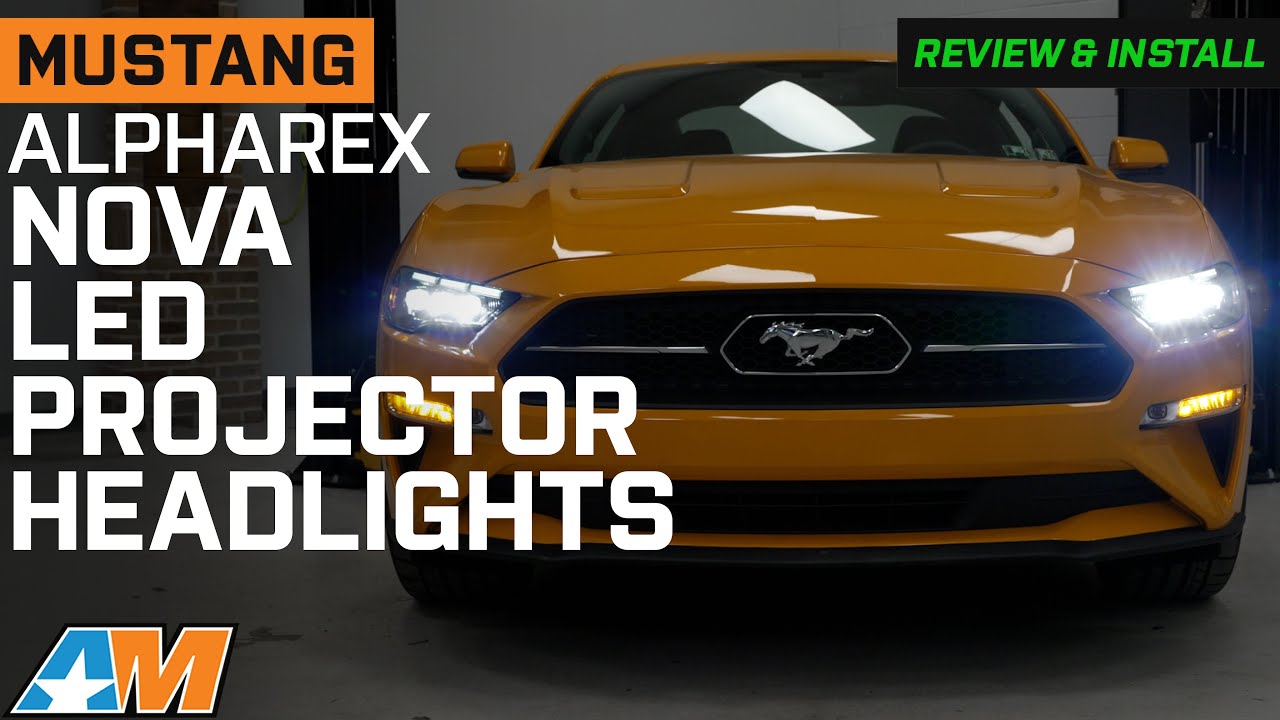2018-2023 Mustang GT AlphaRex MK II NOVA-Series LED Projector Headlights Review & Install