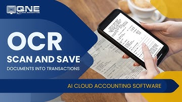 OCR Scan and Save Documents - QNE AI Cloud Accounting Software