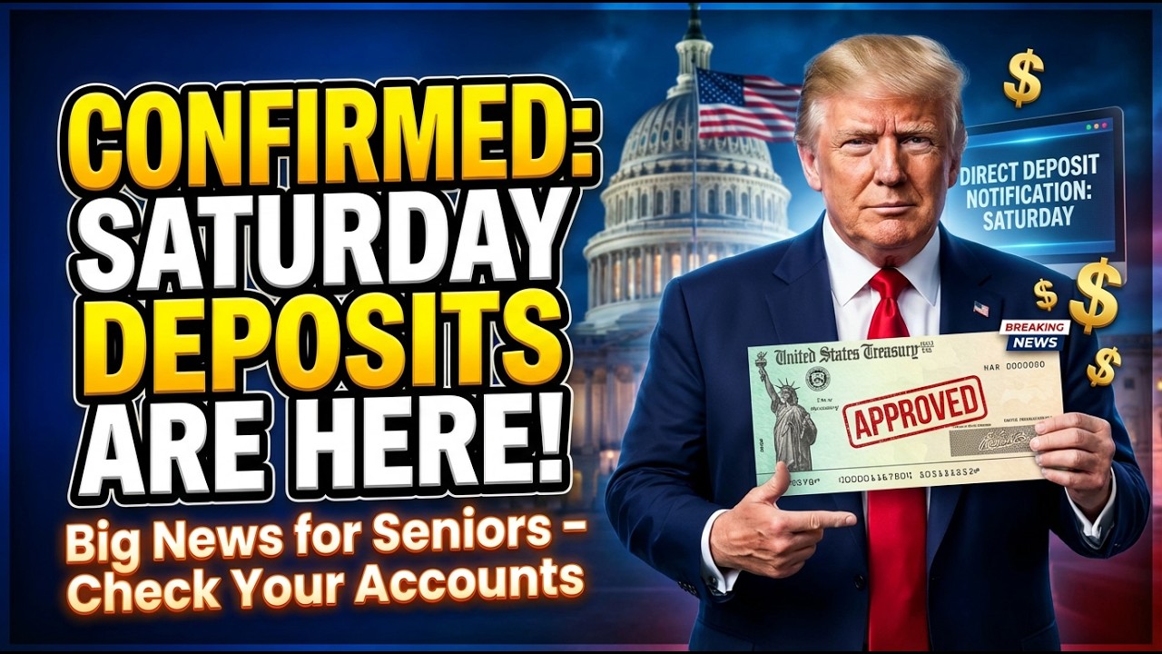 Confirmed Saturday Deposit Wave – Big News for Seniors Waiting on Weekend Payments