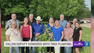 Wood County fallen deputy honored with tree planting