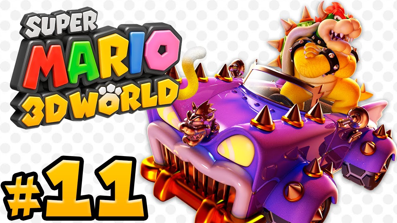 Super Mario 3D World 11 BOWSERS BACK!! (4Player Switch Gameplay