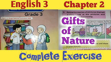 Class 3 English Chapter 2|Beauty of Nature/English Class 3 Chapter 2 Exercise|Class 3 English unit 2