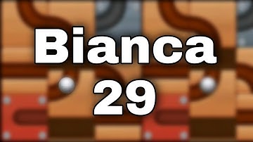 How To Solve  Roll the Ball - Slide Puzzle Star Mode Bianca Package Level 29 | Shorts video