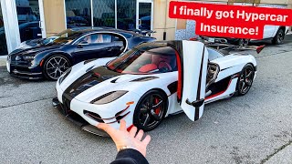 BUYING A HYPERCAR WITH PROPER INSURANCE REQUIRES ME TO MOVE...