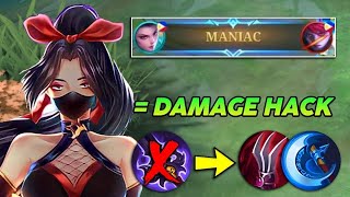 TOP GLOBAL HANABI BEST BURST DAMAGE HACK BUILD FOR 2024!!! (please try)